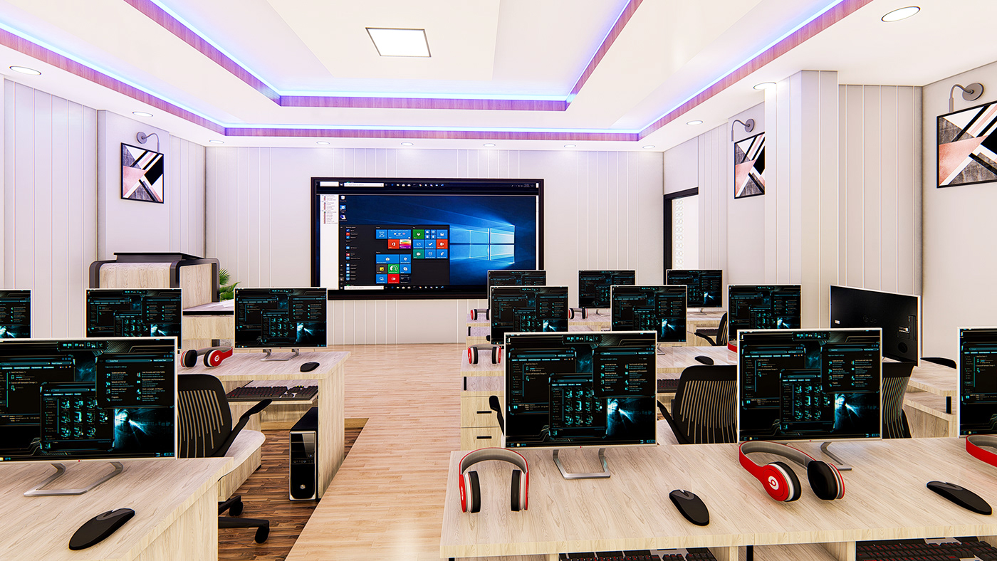 Smart Computer Lab - Private College - Pondicherry - HiTech Lab Solutions