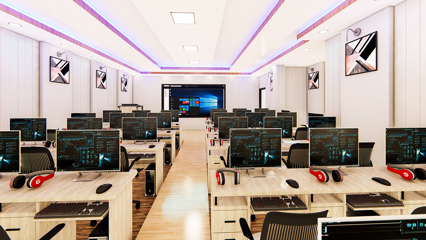 Smart Computer Lab - Private College - Pondicherry - HiTech Lab Solutions