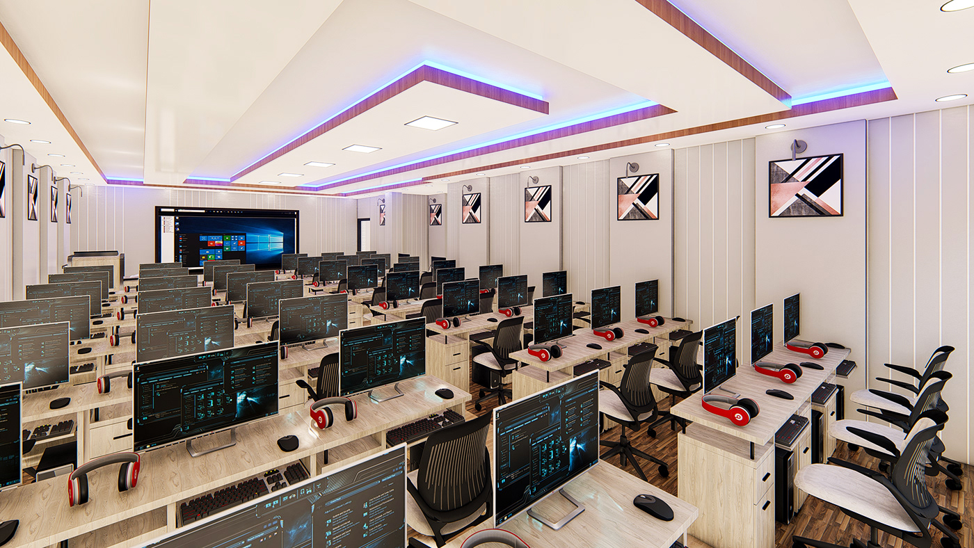 Smart Computer Lab - Private College - Pondicherry - HiTech Lab Solutions